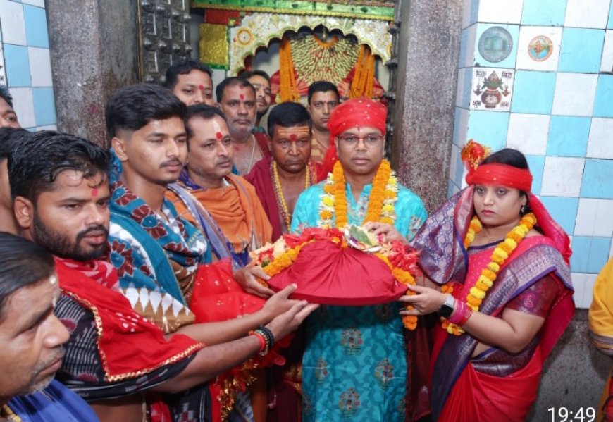 ମା ବିରଜାଙ୍କ ଆଜ୍ଞା ମାଳ ନେଈ ଯଯାତି ମୋହଉତ୍ସବ ଆରମ୍ଭ