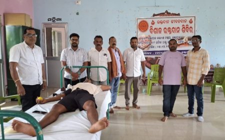 କଣ୍ଟାପାଳରେ ରକ୍ତଦାନ ଶିବିର ୪୨ ୟୁନିଟ ରକ୍ତ ସଂଗ୍ରହ,,