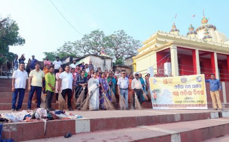 ଓଡ଼ିଆ ପକ୍ଷ ପାଳନର ଷଷ୍ଠ ଦିବସରେ ସ୍ବଚ୍ଛତା ଅଭିଯାନ ଅନୁଷ୍ଠିତ।