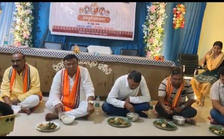 ଆମ ରୁଚି ଆମ ଖାଦ୍ୟ” କାର୍ଯ୍ୟକ୍ରମ ସିମୁଳିଆ  ବ୍ଲକ ପରିସରରେ ପାଳିତ,,