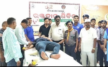 ମଠକରଗୋଳା ମହାବିଦ୍ୟାଳୟ ପରିସରରେ ସ୍ଵେଚ୍ଛାକୃତ ରକ୍ତଦାନ ଶିବିର