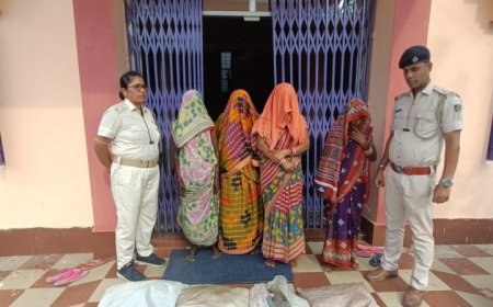 ବିପୁଳ ପରିମାଣର ଦେଶୀ ରନ୍ଧା ମଦ ଓ ଗୁଡ଼ ପୋଚ ଜବତ,  ୦୪ ଗିରଫ ।*