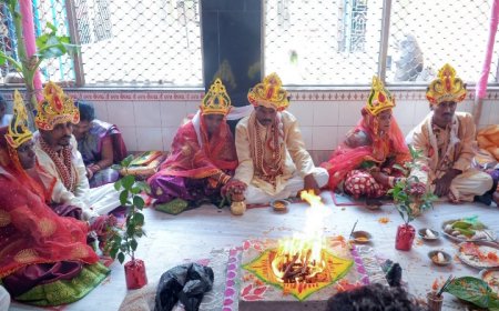 ଜିଲ୍ଲା ପ୍ରଶାସନ ପକ୍ଷରୁ ମୁଖ୍ୟମନ୍ତ୍ରୀ କନ୍ୟା ବିବାହ ଯୋଜନାରେ ସାମୂହିକ ବିବାହ ଅନୁଷ୍ଠିତ,,