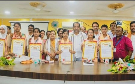 ବଡଚଣା ବ୍ଲକ ରେ ଏ-୧ପାଇଥିବା ୬ ଜଣ ଛାତ୍ର ଛାତ୍ରୀ ଙ୍କୁ ପ୍ରତିଭା ସମ୍ମାନ ପ୍ରଦାନ।