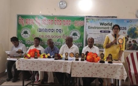 ଜିଲ୍ଲା ପରିବେଶ ସମିତି ପକ୍ଷରୁ ବିଶ୍ୱ ପରିବେଶ ଦିବସ ପାଳିତ,,