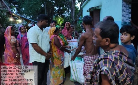 ବନ୍ୟା ବିପନ୍ନଙ୍କ ପାଖରେ ଜିଲ୍ଲା ପ୍ରଶାସନ: ଜାରି ରହିଛି ରିଲିଫ୍ ବଣ୍ଟନ ଓ ଉଦ୍ଧାର କାର୍ଯ୍ୟ ।