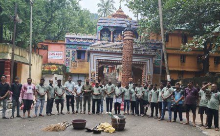 ମହାବିନାୟକ ମନ୍ଦିର ପ୍ରାଙ୍ଗଣରେ ସ୍ୱଚ୍ଛତା କାର୍ଯ୍ୟକ୍ରମ,