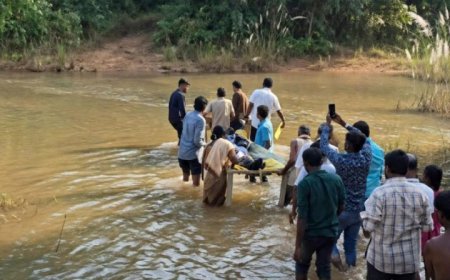 ଖଟ ଯୋଗେ ବୁହା ହେଲା ମୃତ ଶବ। ସଡ଼କ ଦୁର୍ଘଟଣାରେ ଦୁଇ ଭାଈ ମୃତ।