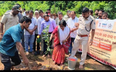 ପ୍ରଧାନମନ୍ତ୍ରୀଙ୍କ ୭୬ତମ ଜନ୍ମଦିନରେ ପୂଜାର୍ଚ୍ଚନା ଓ ବୃକ୍ଷରୋପଣ।