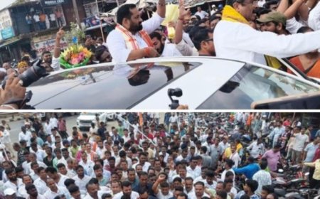ପୂର୍ବତନ କେନ୍ଦ୍ରମନ୍ତ୍ରୀ ଧର୍ମନ୍ଦ୍ରେଙ୍କୁ ଚଣ୍ଡିଖୋଲ ଠାରେ ବିଜେପି ପକ୍ଷରୁ ଭବ୍ୟ ସ୍ୱାଗତ,