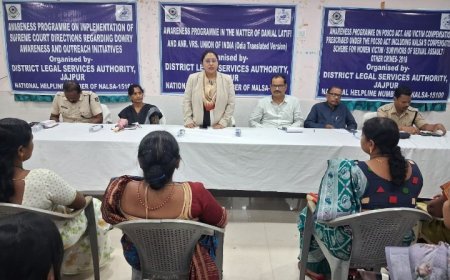ରସୁଲପୁର ବ୍ଲକ ପରିସରରେ ଆଇନ୍ ସଚେତନତା ସଭା।