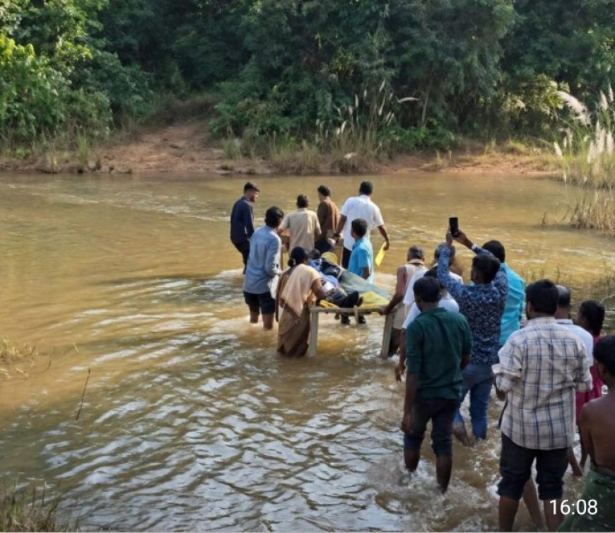 ଖଟ ଯୋଗେ ବୁହା ହେଲା ମୃତ ଶବ। ସଡ଼କ ଦୁର୍ଘଟଣାରେ ଦୁଇ ଭାଈ ମୃତ।